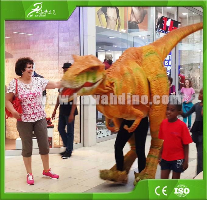 KAWAH Interesting Hot Sale Walking Dinosaur Costume For Park  4