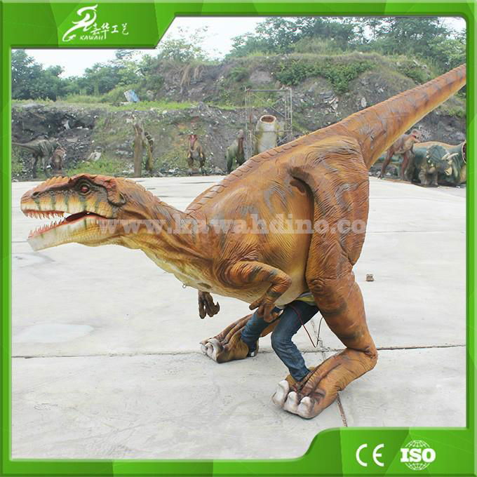 KAWAH Interesting Hot Sale Walking Dinosaur Costume For Park  5