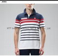 2015 New Arrvial Atripe Casual Polo Shirt 1