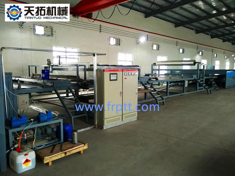 FRP gel coat flat sheet production line