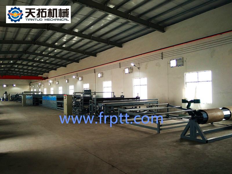 FRP gel coat flat sheet making machine 3