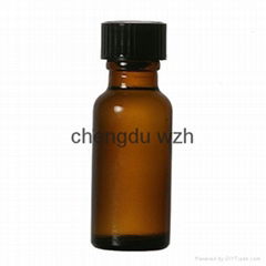 15ml amber boston round glass bottle