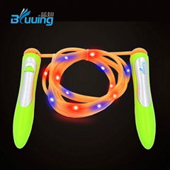 Unique new design color change children speed skipping jump rope crossfit