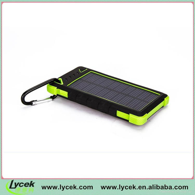 Rainproof 8000mAh Solar Portable Power For iPhone 6 plus | iPad Air 2  3