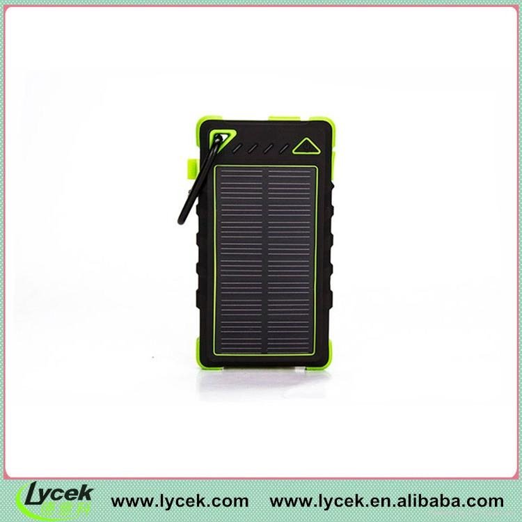Rainproof 8000mAh Solar Portable Power For iPhone 6 plus | iPad Air 2  4