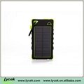Rainproof 8000mAh Solar Portable Power For iPhone 6 plus | iPad Air 2  4