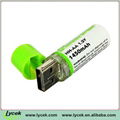 1.2V 1450mAh rechargeable usb battery for Apple Magic Mouse  1