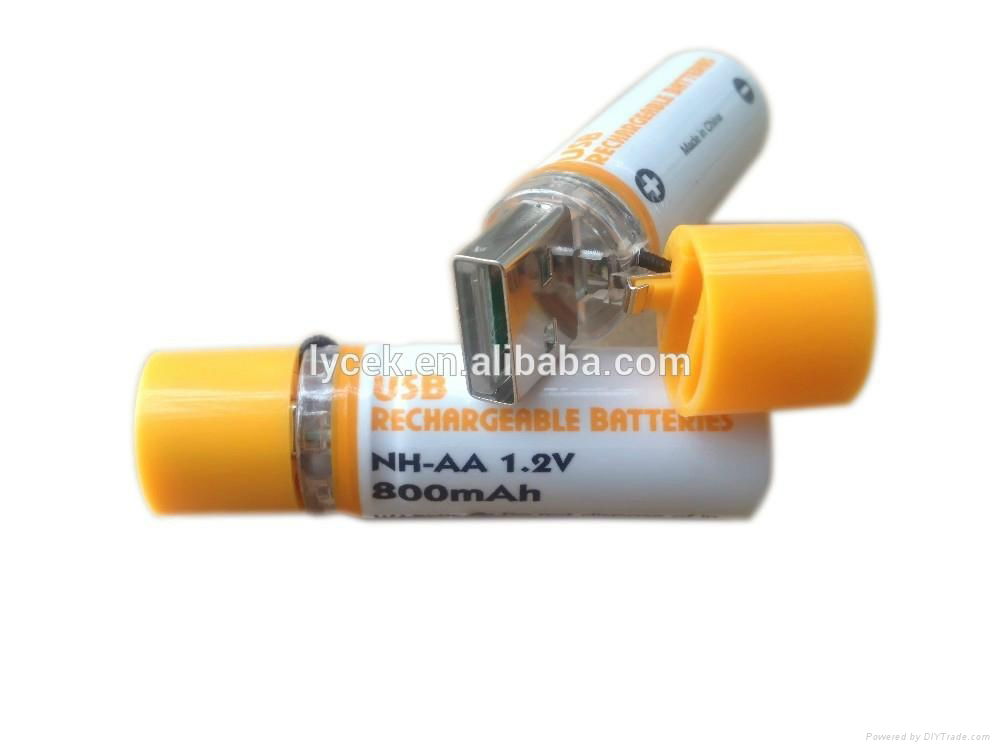 High Performance 1.2V AA Rechargeable Battery with LED Indicator  3