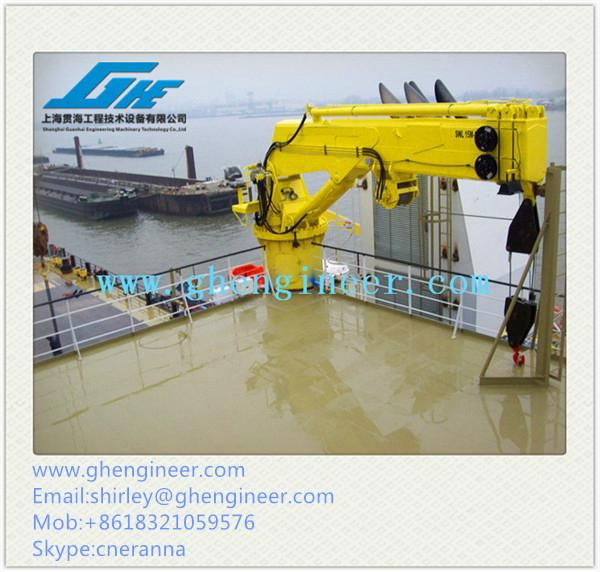 Telescopic Boom Marine Crane