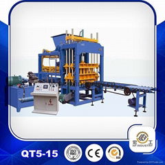 QT5-15 hydraulic brick making machine