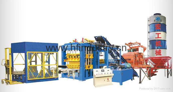 QT12-15C automatic hollow block making machine