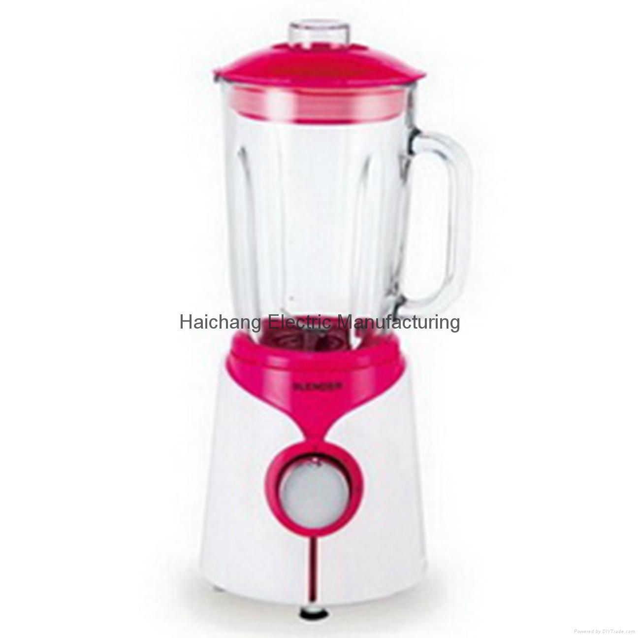 220W 750ml full copper motor blender with clear glass goblet