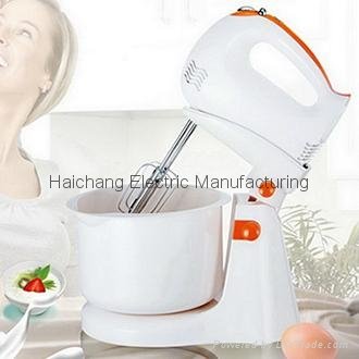 CB approval 5 Speeds Multifunction Electric Stand mixer and Hand Mixer with plas