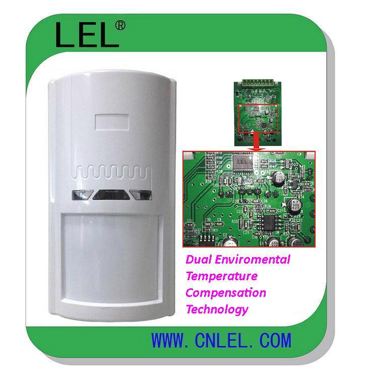 Intelligent PIR&Microwave dual technology motion detector LPDW12