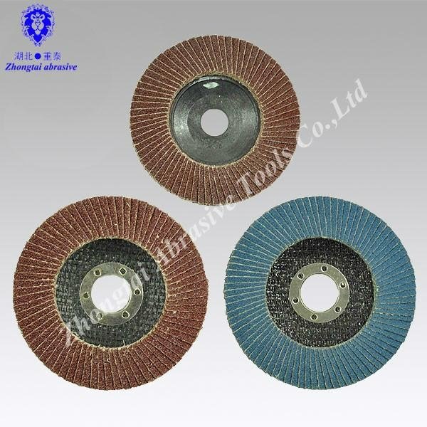  elastic 4‘’--7‘’ aluminia  flap disc 