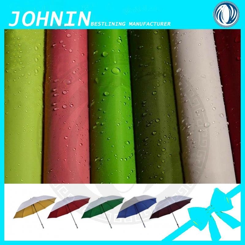 water proof taffeta fabric for umbrella Shaoxing Polyester 190T Taffeta Fabric