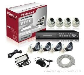 8ch Wifi NVR IP Camera Kits