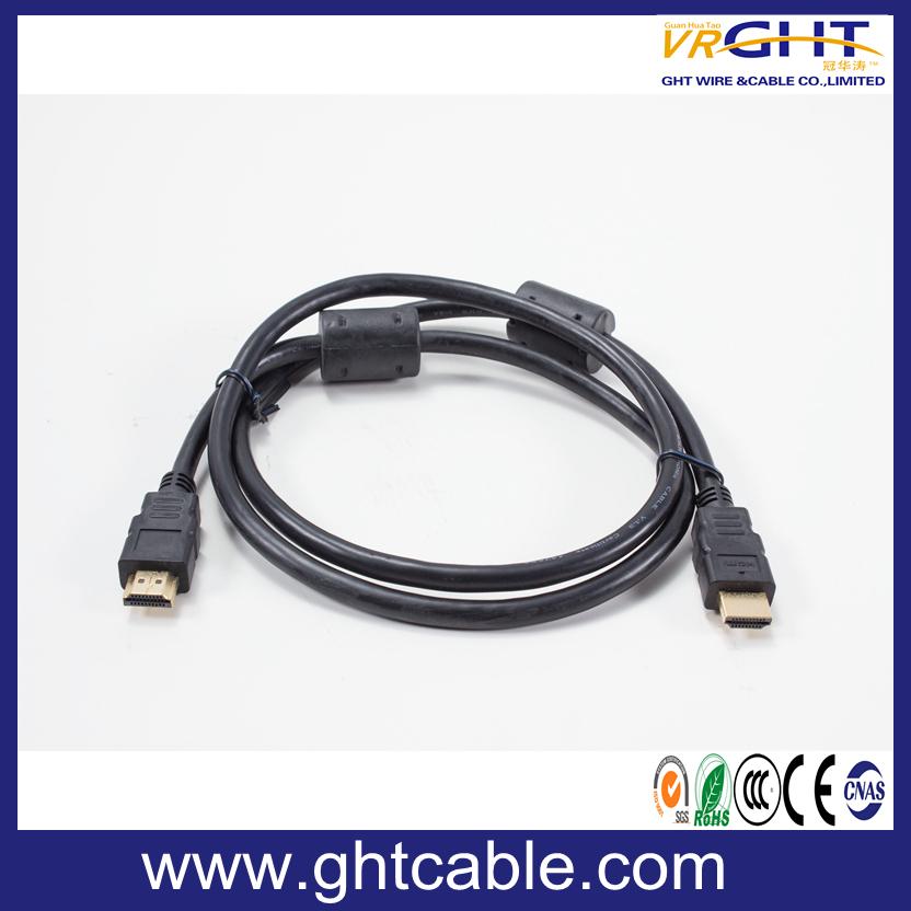 High Speed HDMI Cable with Two Ferrites or Ring Cores for 1.4V 2.0V 1080P (D003)