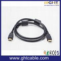 High Speed HDMI Cable with Two Ferrites