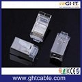 High Quality Glod Plated Shielded RJ45 Connector 8p8c 3