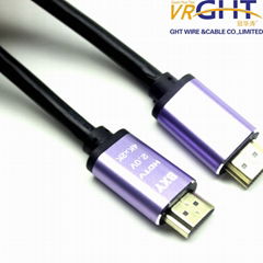 New HDMI cable 14+1 CCS purple Alloy