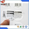 Made in China label sticker&double layer label