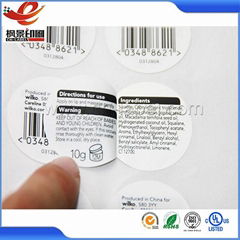 Made in China label sticker&double layer label