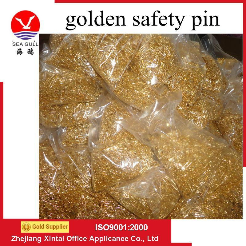 wholesale clothes pin gold safety pin for hangtags