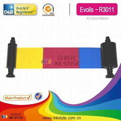  R3411 YMCKO Compatible Ribbon for Evolis 