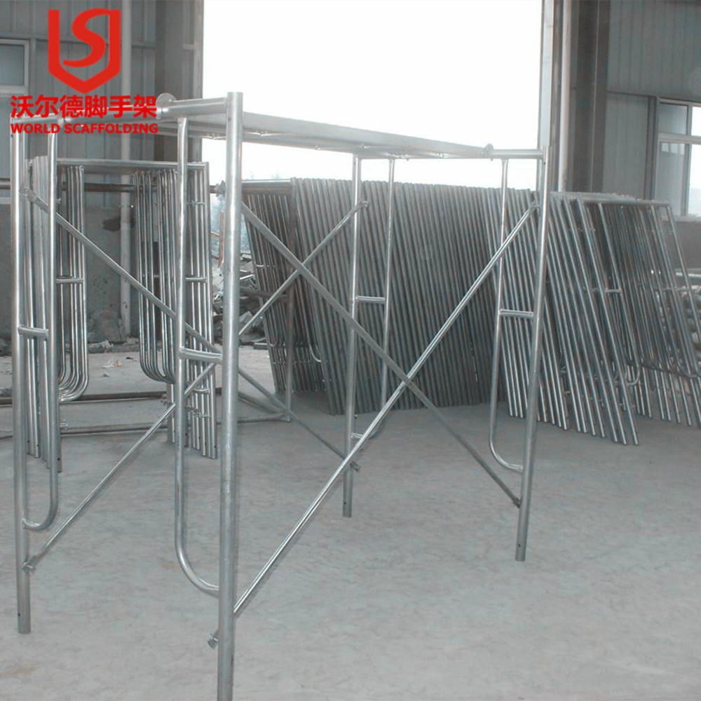 Latest type galvanized scaffolding frame for wholesale