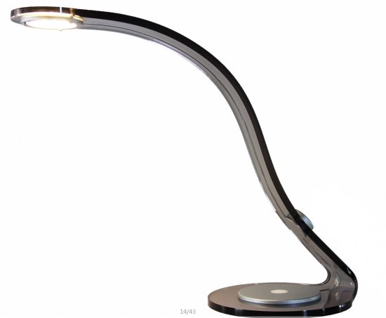 Decorative LED desk lamp with nightlight mode function
