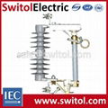 11kV High Voltage Porcelain Cut-Out Fuses Dropout With Arc Chute