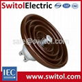 High Voltage Disc Suspension ANSI 52-3 Porcelain Type Insulator