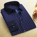 best men dress design long sleeve shirt brands led shirt 2