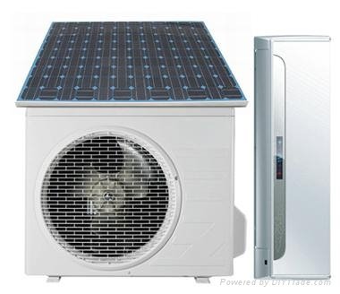 Solar Hybrid Air Conditioners with Solar Panel