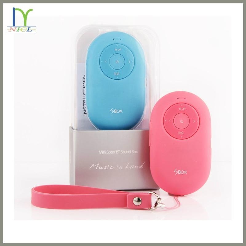 Music mini bluetooth speaker,wireless microphone mini pill speaker from NICL 2