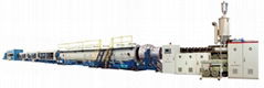 Large Diameter PE Solid Pipe Extrusion Line