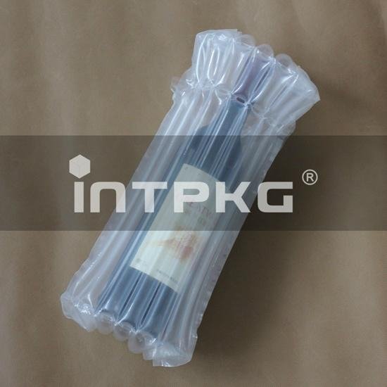 air filled plastic packaging for alcohol bottles