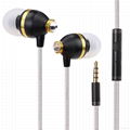 Benwis new EPM100 wired in-ear earphone best selling noise cancelling earphone