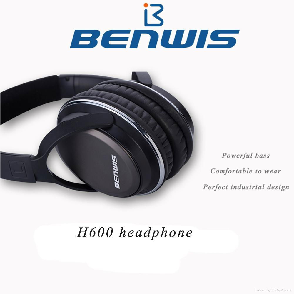 2015 Benwis H600 Brand New stereo WIRED headphone Best Gaming noise cancelling