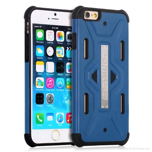 Benwis China made hot selling waterproof armor phone case for iphone6/6 plus  2
