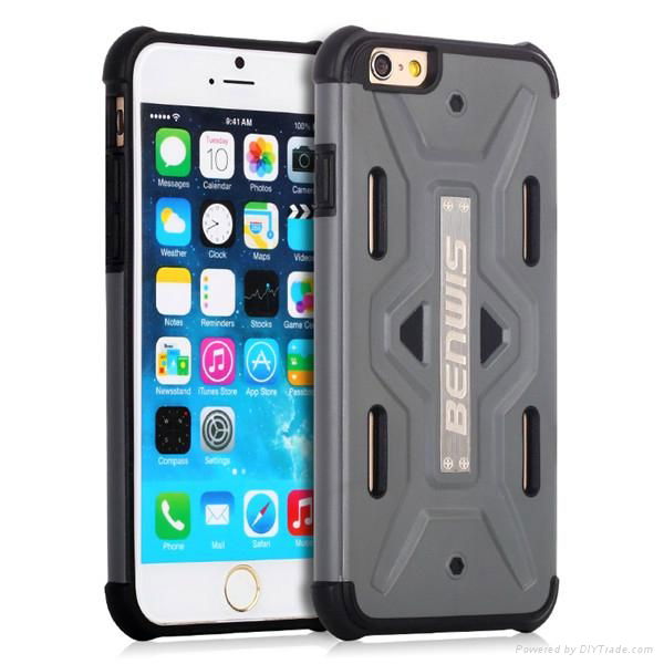Benwis China made hot selling waterproof armor phone case for iphone6/6 plus 