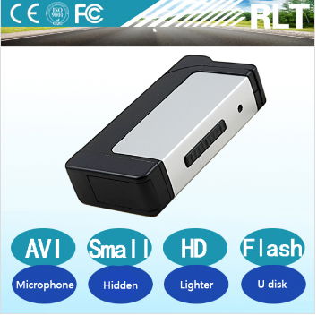 HD 1280*960 lighter PC webcam Unique design MIC Udiskhidden lighter camera 