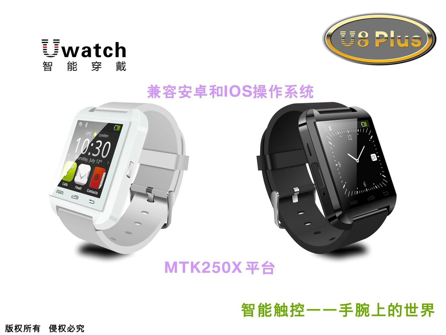 Accurate Heart Rate Monitor Smart Watch 2015 for iOS and Android  2