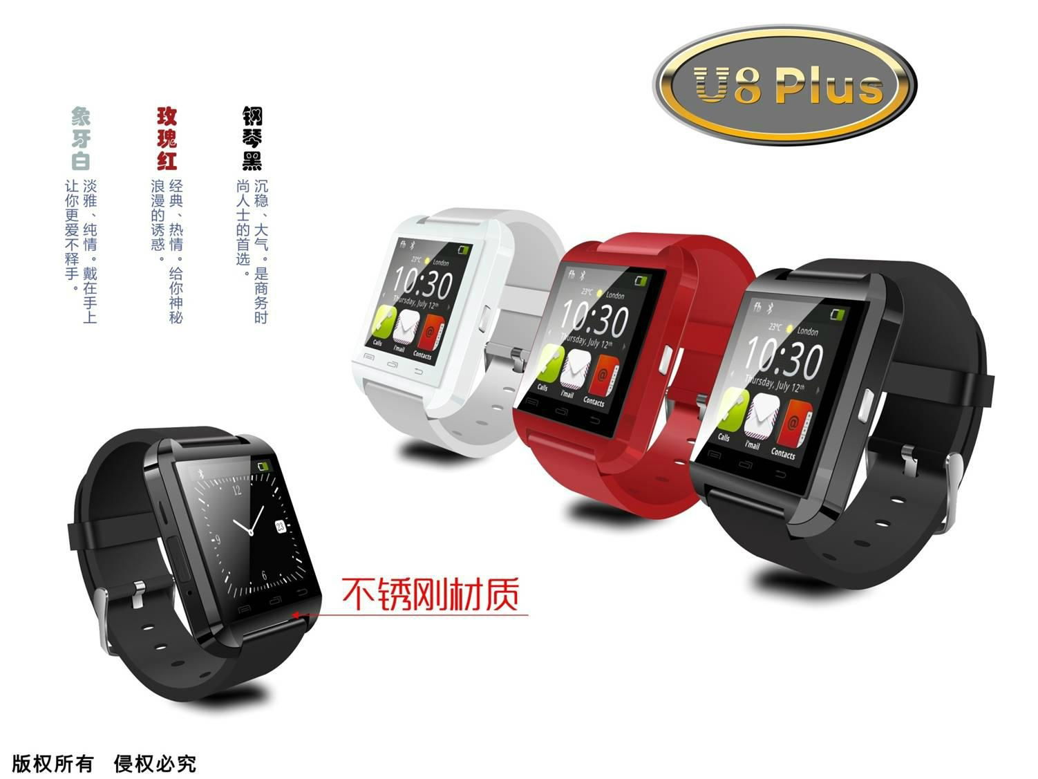 Accurate Heart Rate Monitor Smart Watch 2015 for iOS and Android  3