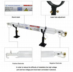 Original 40W K40 Glass laser tube 700MM