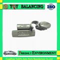 Fe clip on wheel balance weights