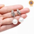 China wholesale fashion shell pearl earrings 2