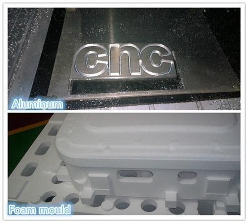cnc machine for Wood,aluminum board,plastic,density board,wave board,PVC,acrylic 4