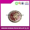 soft enamel badge made by zinc alloy
